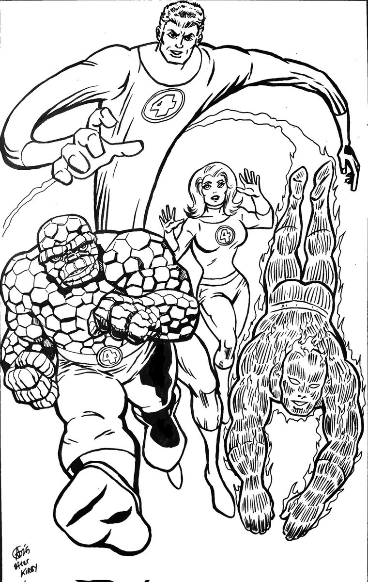 Drew90888211's tweet photo. Fantastic Four for drink 'n draw tonight with Comic Jam Hawaii! Thanks to Jack Kirby and Stan Lee for the inspiration! #fantasticfour #marvelcomics #jackkirby #stanlee #drinkanddraw #comicjamhawaii https://t.co/AB5OgHQEMm