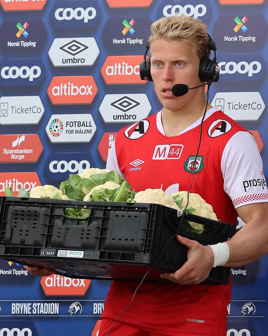 Man of the match prizes in Norway.