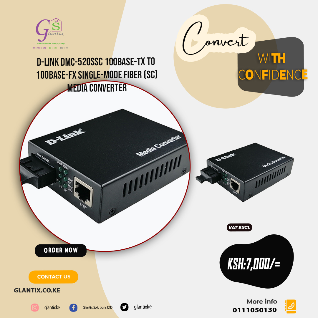 glantixke's tweet image. 🌐✨ Fiber-Ready, Future-Steady

#FiberFast #NetworkBackbone #DLinkSolutions #MediaConverterMagic #NetLinkSpeed #GigabitFlow #BeyondCopper #SCToFX #EnterpriseEssentials

Shop now: glantix.co.ke/product-catego…