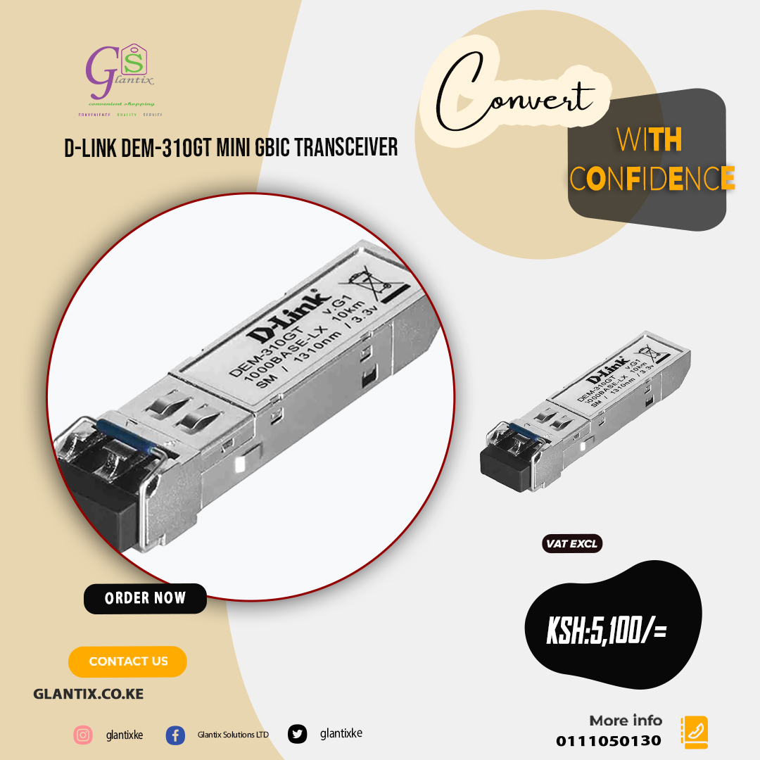glantixke's tweet image. 🌐✨ Fiber-Ready, Future-Steady

#FiberFast #NetworkBackbone #DLinkSolutions #MediaConverterMagic #NetLinkSpeed #GigabitFlow #BeyondCopper #SCToFX #EnterpriseEssentials

Shop now: glantix.co.ke/product-catego…