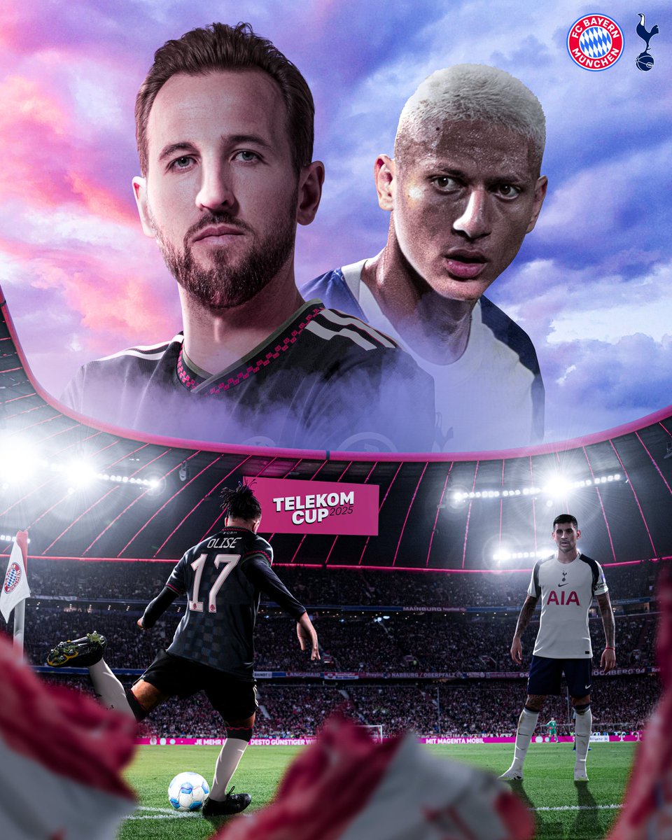 FCBayernEN's tweet image. 🏆 𝐓𝐄𝐋𝐄𝐊𝐎𝐌 𝐂𝐔𝐏 𝟐𝟎𝟐𝟓! 🏆

Our second pre-season friendly back at the Allianz Area with your support behind us. 💪 🏟️

📺 Watch our match against Tottenham Hotspur 𝗟𝗜𝗩𝗘 on FC Bayern TV+.

#FCBayern #packmas #FCBTOT
