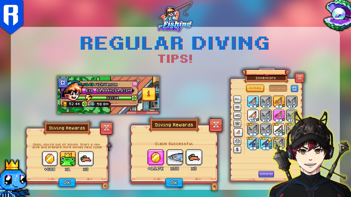 Dzuhri | FFID (@dzuhri_001) on Twitter photo ๐ฃ Regular Diving Tips in <a href="/FishingFrenzyCo/">Fishing Frenzy</a> !
I earned 50k+ Gold, tons of rods, and Mythic & Legendary fishes just by divingโno cap ๐ค
Hereโs exactly how I do it ๐ ๐ฃ Regular Diving Tips in <a href="/FishingFrenzyCo/">Fishing Frenzy</a> !
I earned 50k+ Gold, tons of rods, and Mythic & Legendary fishes just by divingโno cap ๐ค
Hereโs exactly how I do it ๐