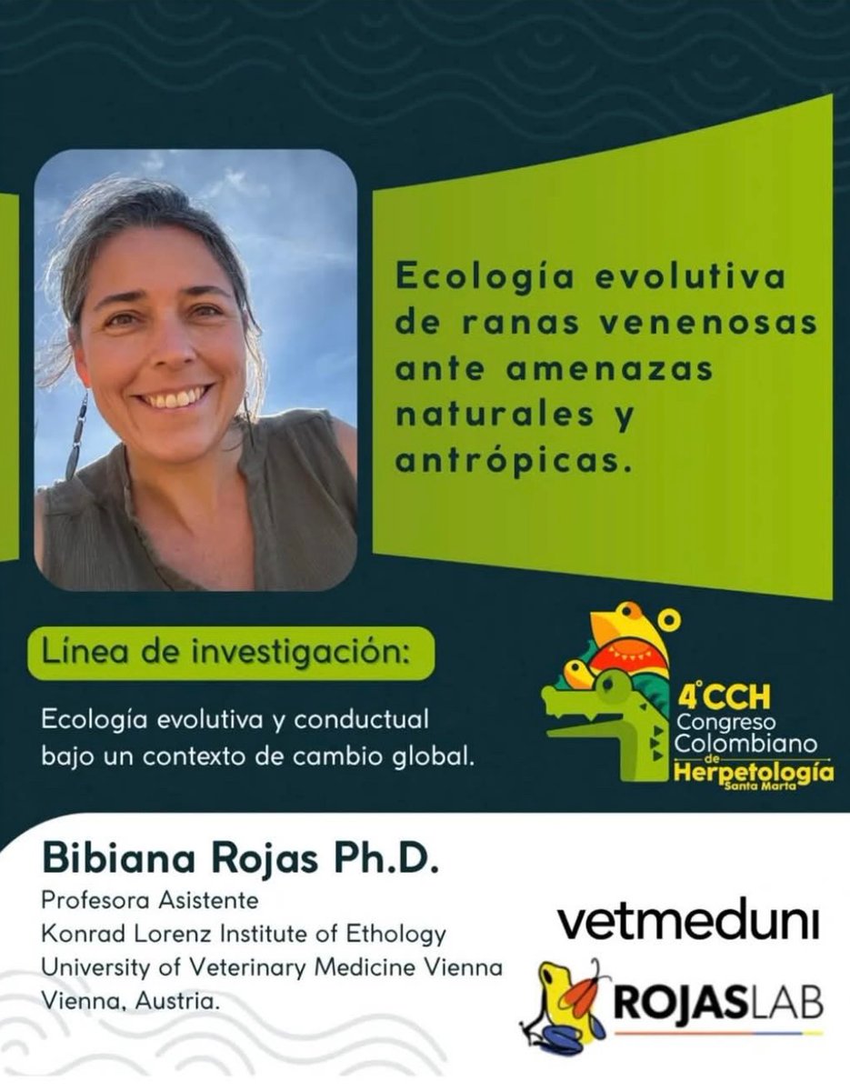 Que alegría ir a hablar de ranitas a la tierrita 💛💙❤️ Nos vemos en Santa Marta! 🐸 <a href="/KLIVVWien/">KLIVV Vienna</a>  <a href="/VetmeduniVienna/">Vetmeduni</a>