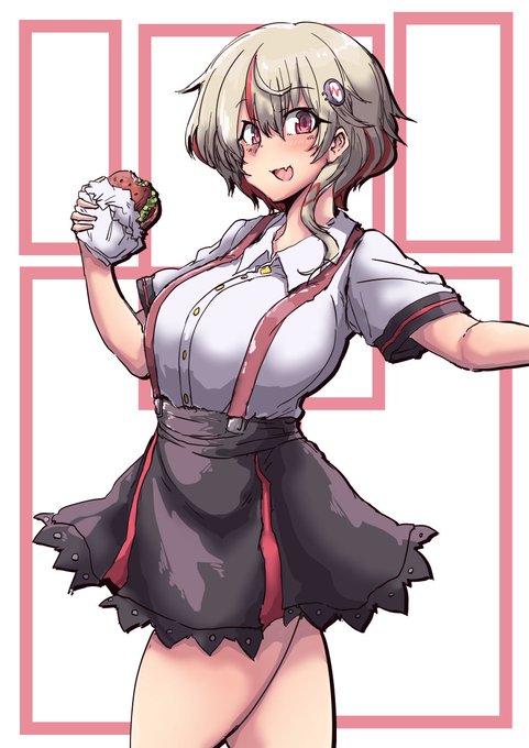 今日の日課はワイシャツサスペンダースカートユニちゃんです 