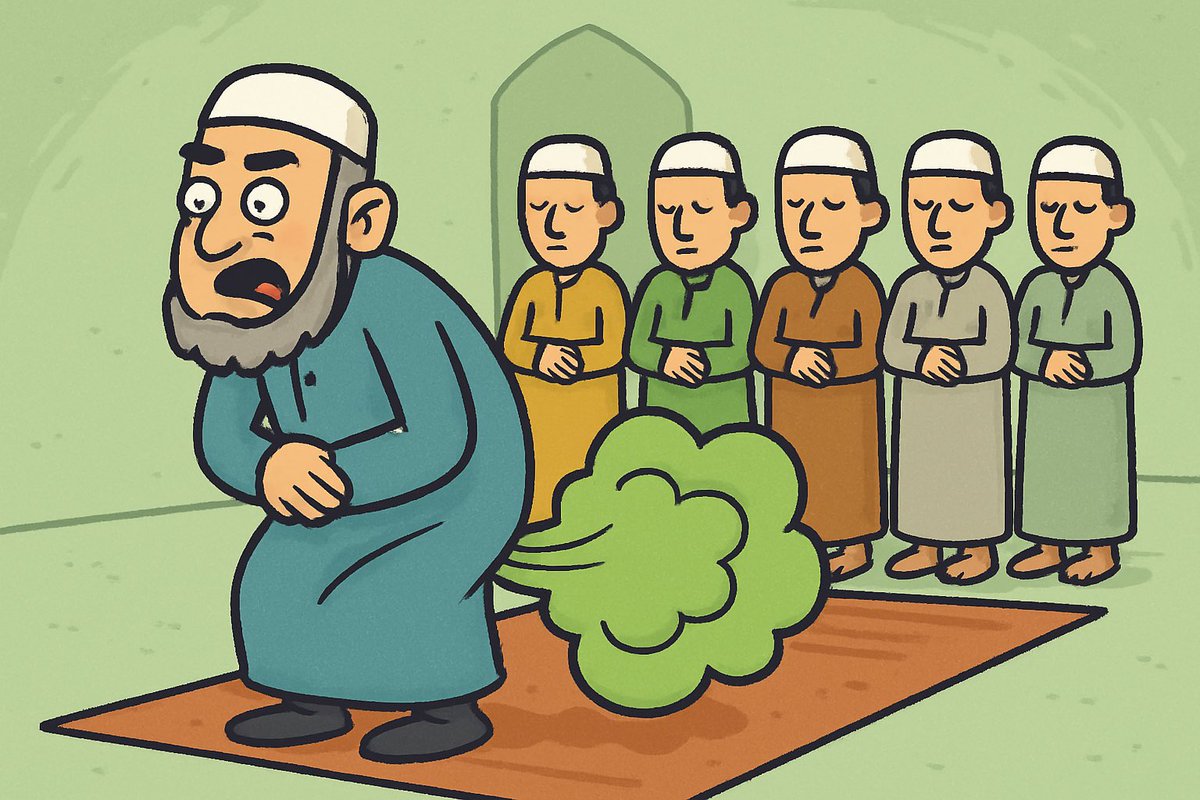 في  الاسلام الضراط يبطل كامل الصلاة واذا الإمام طقع فصلاة المصلين كلها باطله وتنعاد من جديد لهذا السبب الهش😂..

#عقلانيون #هشاشة_اسلام