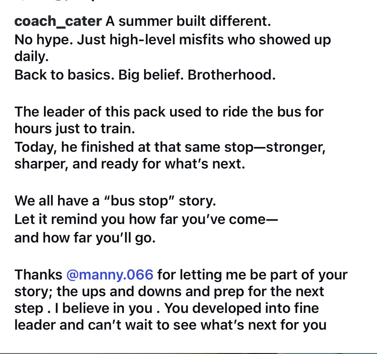 DeniseFelix18's tweet image. @Coach_Cater your guidance, discipline, and heart pushed him everyday to be better today than he was yesterday🫶🏼. @man_e66 s 
a better athlete and person because of you. Forever grateful🙏🏼