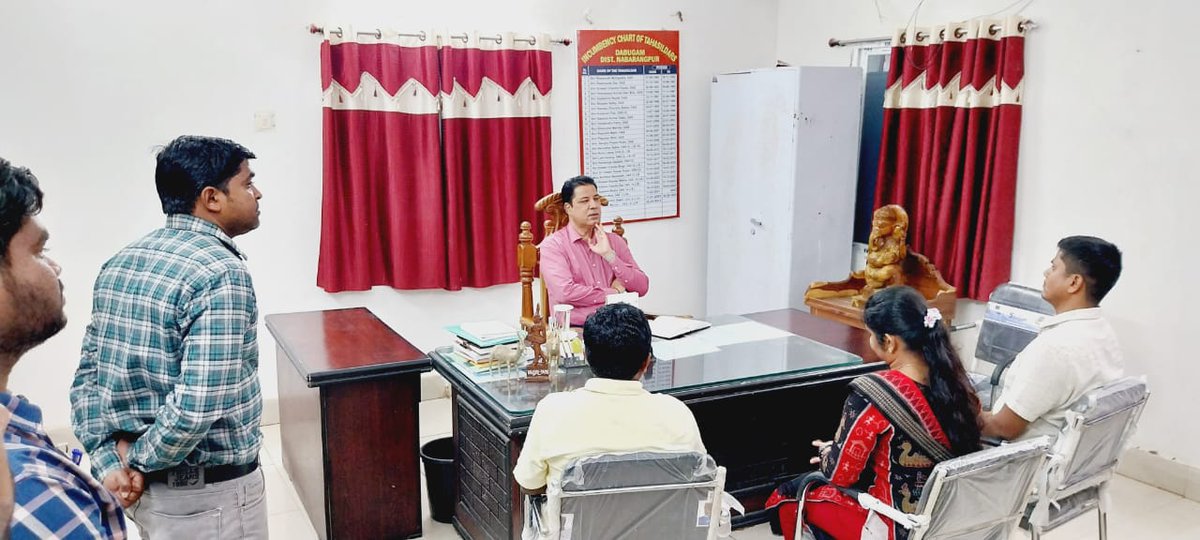 Collector Nabarangpur (@dmnabarangpur) on Twitter photo Visited the Tahasil Office, Dabugam and took note of the functioning of the office and reviewed the administrative operations. <a href="/CMO_Odisha/">CMO Odisha</a> <a href="/rdmodisha/">Revenue & DM Department, Government of Odisha</a> Visited the Tahasil Office, Dabugam and took note of the functioning of the office and reviewed the administrative operations. <a href="/CMO_Odisha/">CMO Odisha</a> <a href="/rdmodisha/">Revenue & DM Department, Government of Odisha</a>