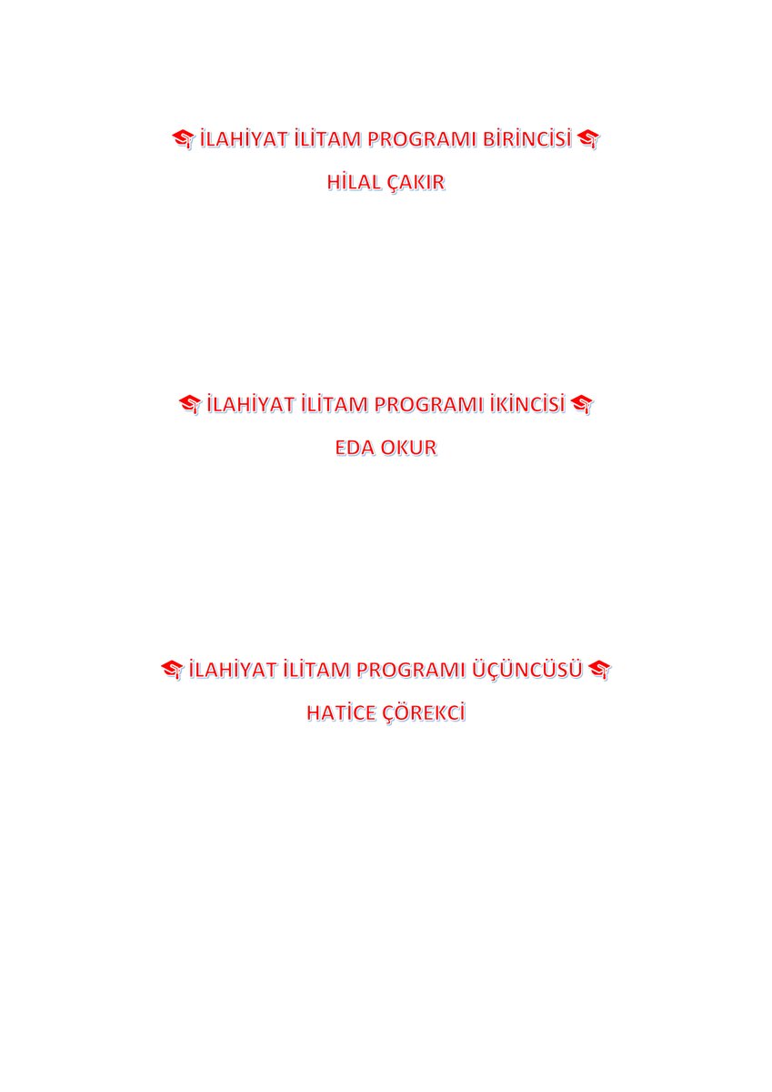 2024-2025 Öğretim Yılında Fakültemizi derece ile bitiren öğrencilerimizi tebrik ediyor, başarılarının devamını diliyoruz.