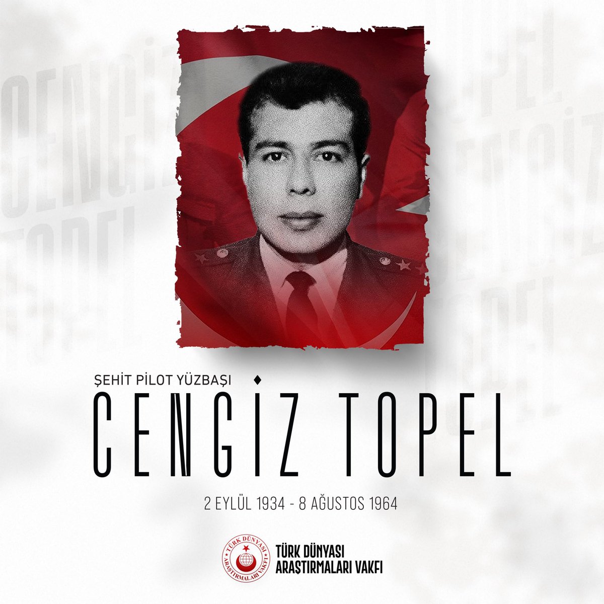 Cumhuriyet Dönemimizin ilk hava harp şehidi Pilot Yüzbaşı Cengiz Topel’i ve Kıbrıs Türkü için kahramanca bir direniş ortaya koyan Erenköy şehitlerimizi saygıyla anıyoruz. 🇹🇷