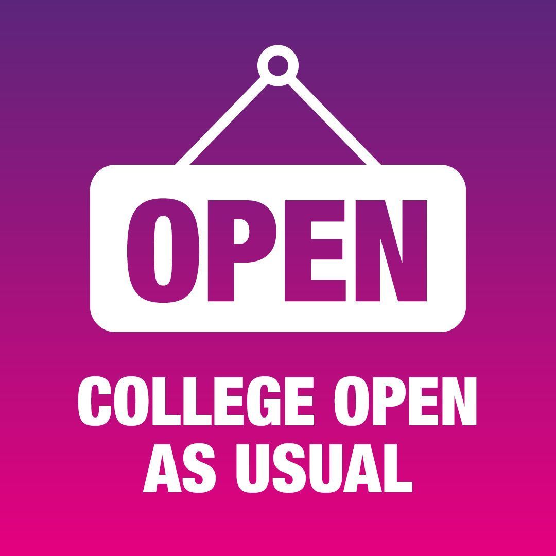 We successfully completed our site maintenance yesterday and the college is open as usual today.