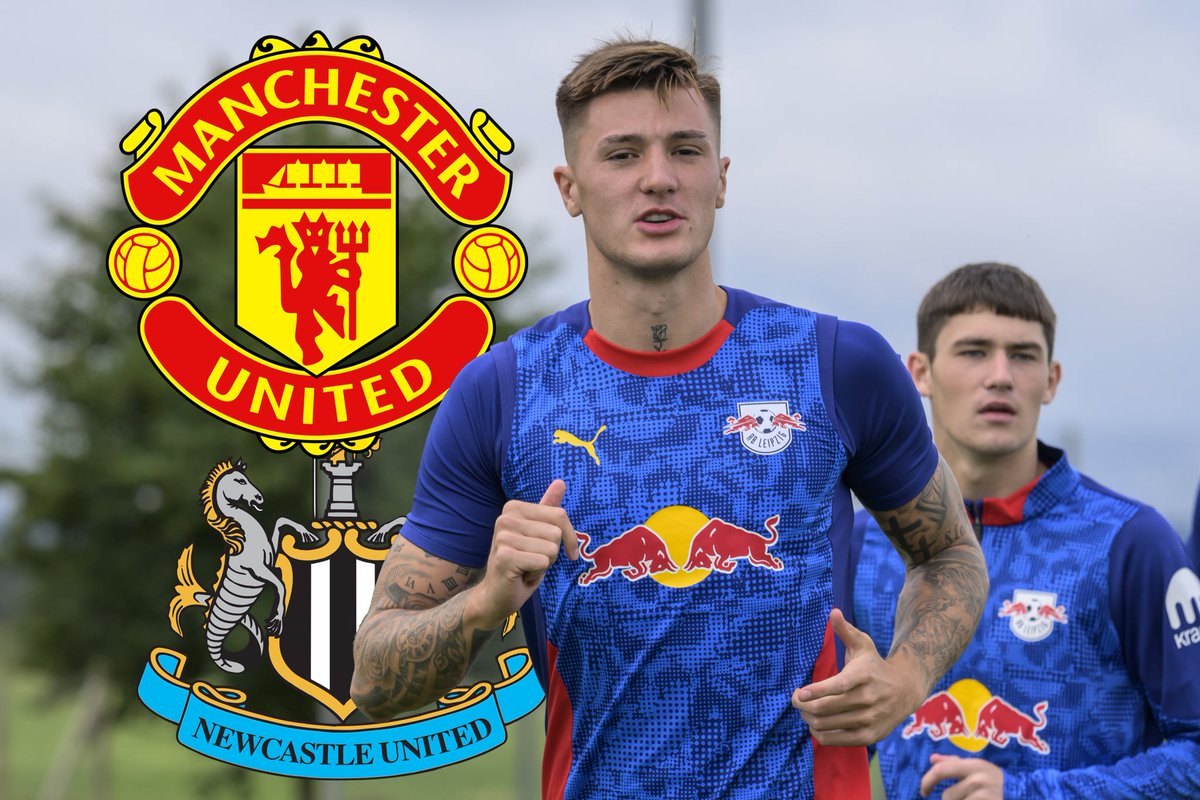 Plettigoal's tweet image. 🚨👀 Showdown in Leipzig today! Newcastle, like Manchester United, still have representatives on site in Leipzig, ready to react in case Man United cannot reach an agreement with Leipzig.

However, the Red Devils are going all in – especially because Benjamin #Sesko has now…