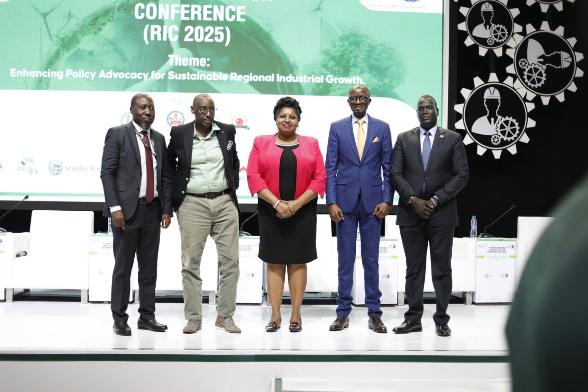 George Arodi (@arodi43634) on Twitter photo At the just concluded <a href="/RICCONFERENCE/">Regional Industrialization Conference</a>, discussions pointed to the fact that meaningful industrialization in the region won’t be achieved through isolated ambition, but by integrated systems that deepen cross-sector collaboration.
#RIC25 <a href="/jumuiya/">East African Community</a> <a href="/EABCjumuiya/">East African Business Council</a> At the just concluded <a href="/RICCONFERENCE/">Regional Industrialization Conference</a>, discussions pointed to the fact that meaningful industrialization in the region won’t be achieved through isolated ambition, but by integrated systems that deepen cross-sector collaboration.
#RIC25 <a href="/jumuiya/">East African Community</a> <a href="/EABCjumuiya/">East African Business Council</a>