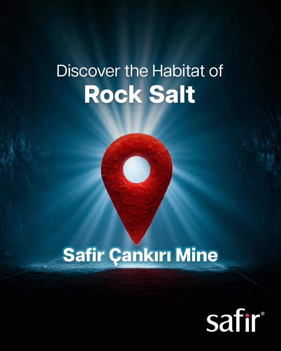 Çankırı’daki 5 milyar tonluk kaya tuzu rezervine sahip madenimizde, Safir Tuz’un modern tesislerinde gıda, endüstriyel, tablet, blok, yalama, nitrit ve öğütme tuzu gibi ürünler üretilmektedir.

#safirtuz #kayatuzu #doğaltuz #endüstriyel #maden