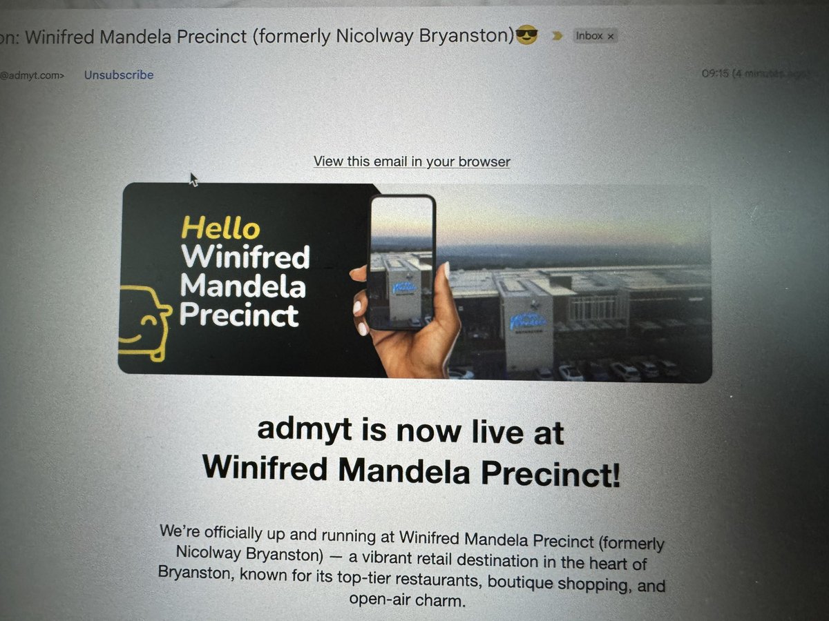 <a href="/AdmytMe/">admyt</a> I waited years for this! 😂 Finally you’re at #WinifredMandelaPrecinct So glad they finally got it together.
