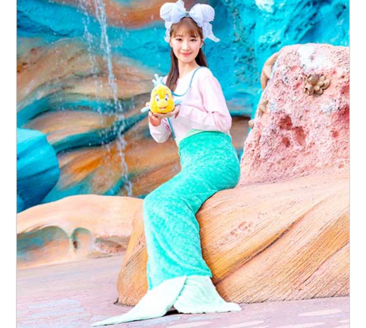 アリエル気分になれちゃう着る毛布‼‼
tokyodisneyresort.jp/goods/12200274…