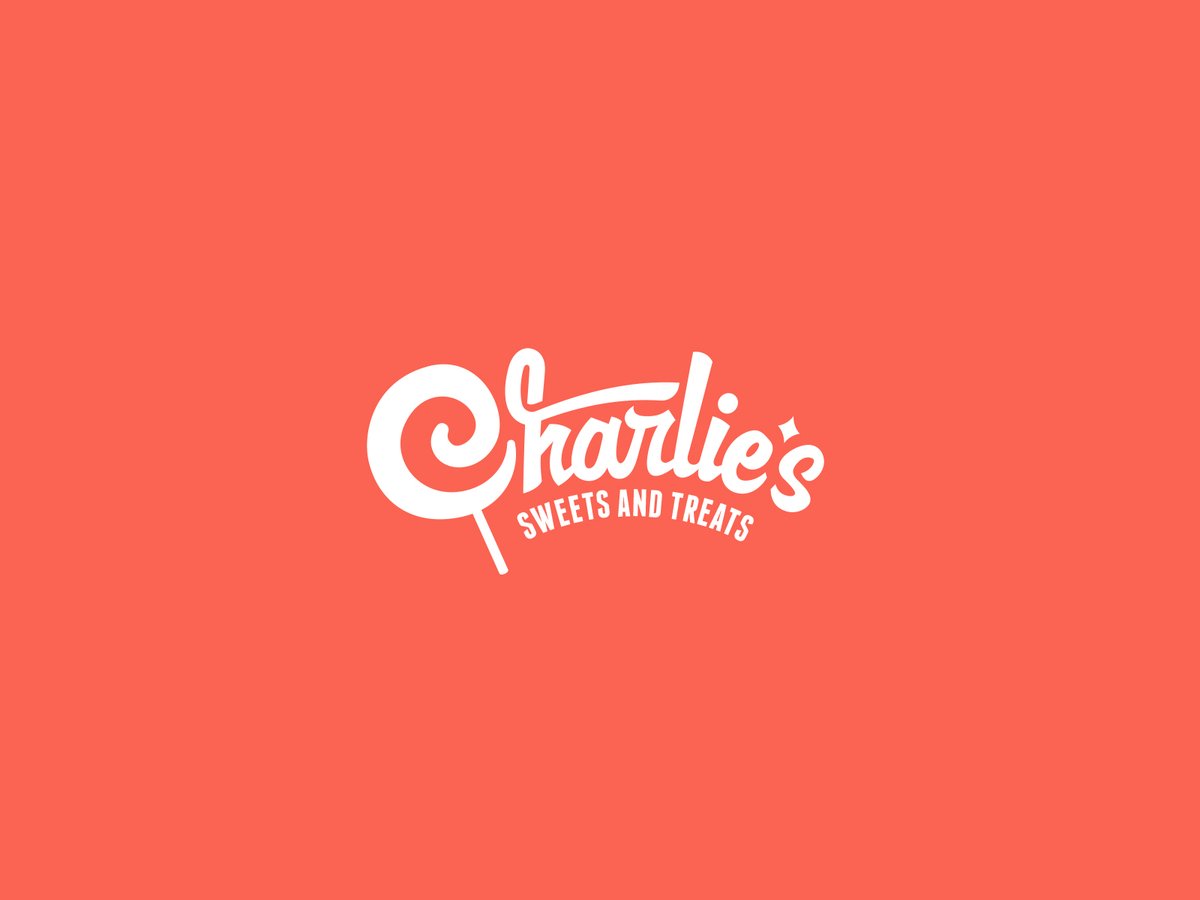 Charlie's Sweets and Treats - logo design concept

A "sweet" word mark logo design concept for a candy store.