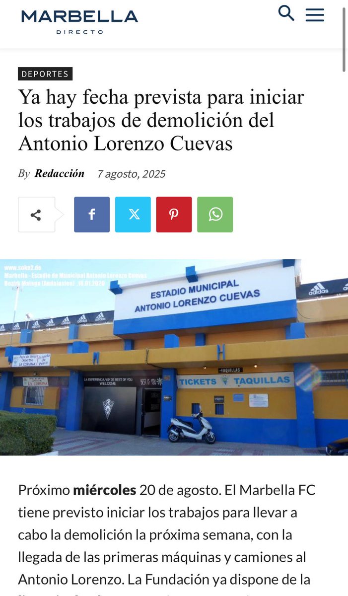 ¿Habemus fecha?