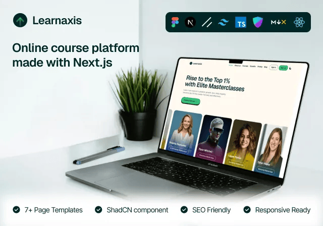 Getnextjstemplt's tweet image. 🚀 Launch your next EdTech website fast!
LearnAxis is a modern, responsive #Nextjstemplate perfect for online courses, schools, or learning platforms.
Built with Next.js, React, Tailwind CSS
getnextjstemplates.com/products/learn…
#Nextjs #TailwindCSS #EdTech #React