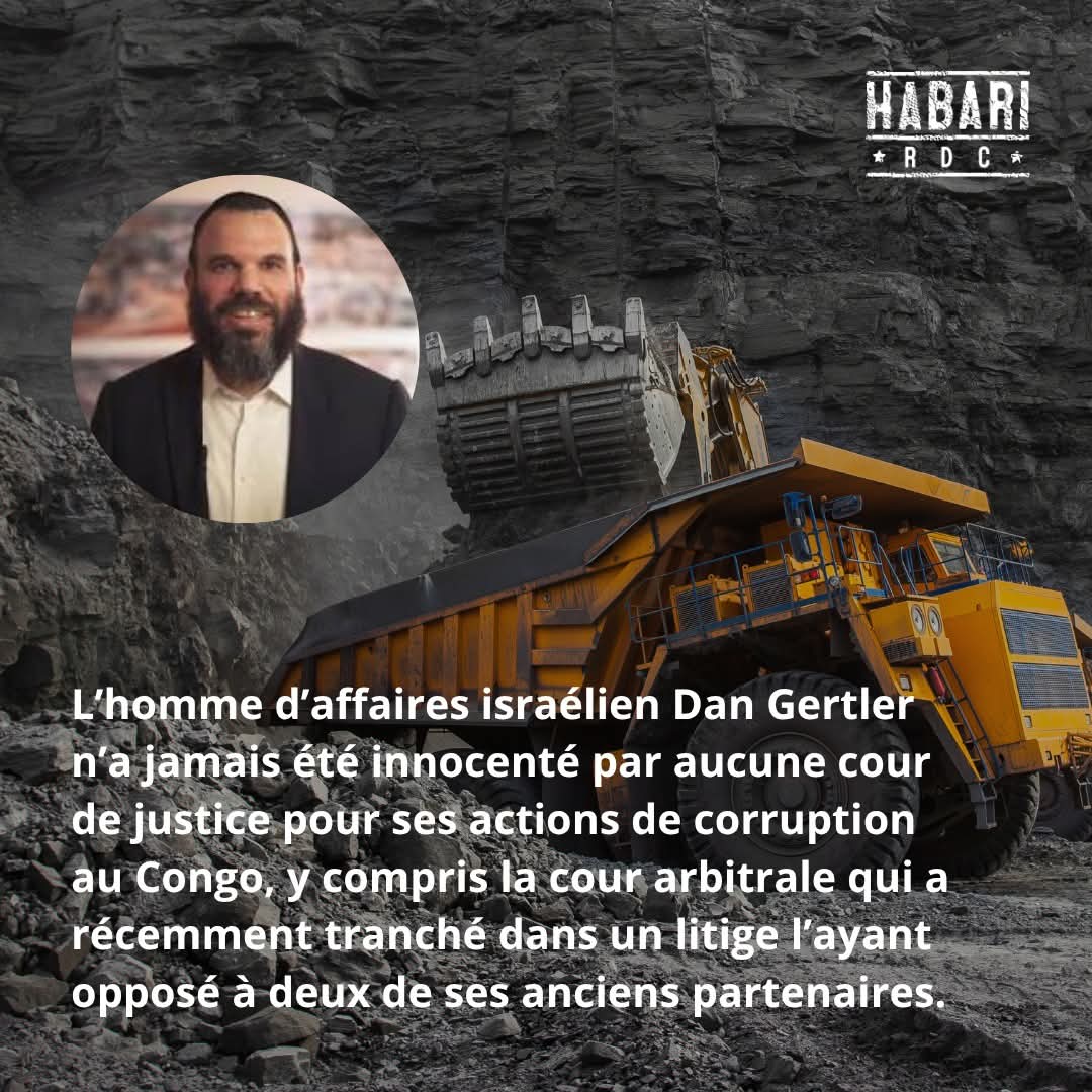 Dan Getler c'est l'homme de toutes les affaires de gros sous depuis l'époque de Laurent Désiré Kabila, en passant par le long règne de Joseph Kabila jusqu'à l'époque actuelle de Félix Tshisekedi.
Récemment une Cour civile israélienne a joué l'arbitre dans un conflit financier