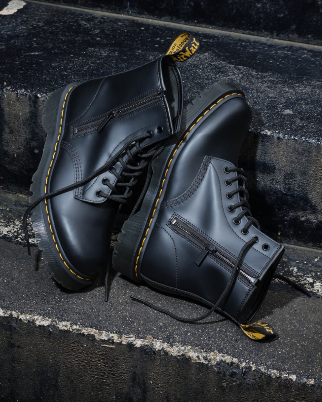 yamページ Dr. Martens 1461 3-Eye Supreme Yohji Yamamoto Black Men's
