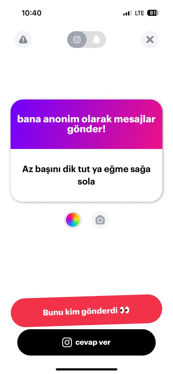 Ben yan profil vermeyi seviyorum 😂😂