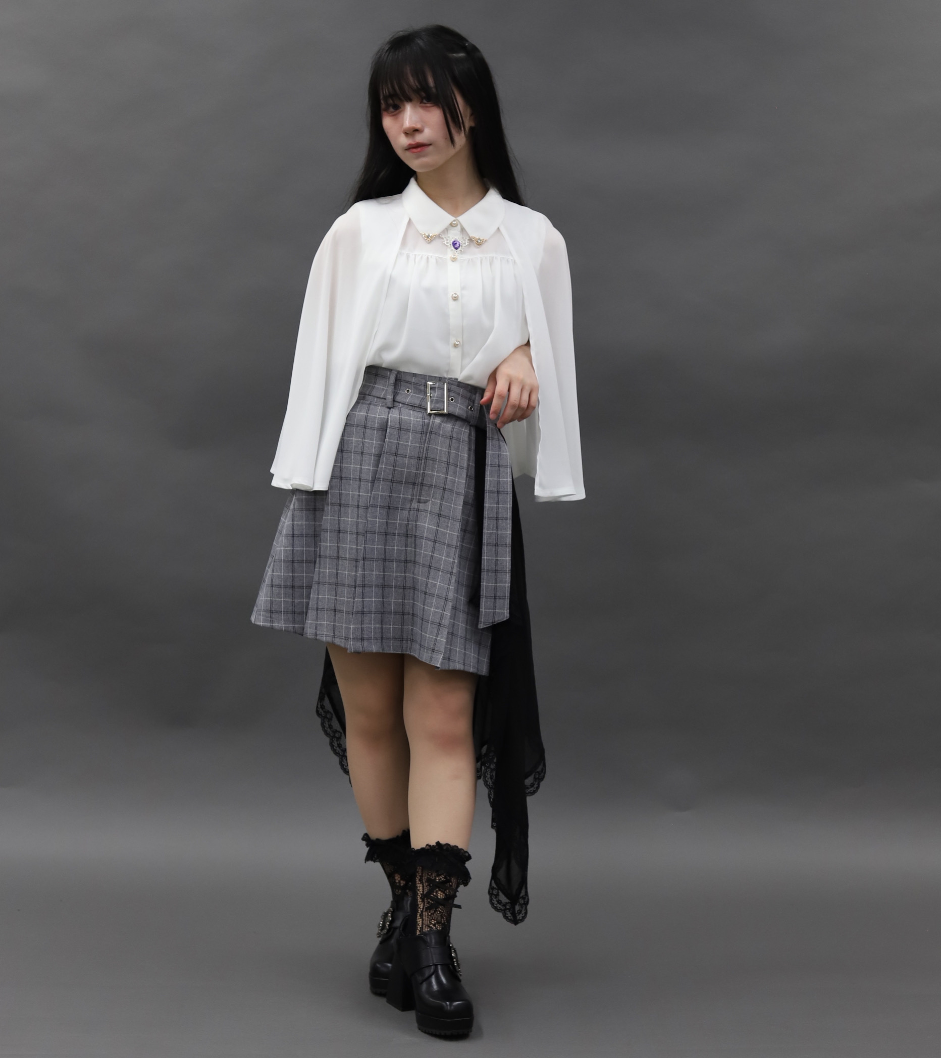 Undercoverism ミニスカート オーバースカート 一部カラー再入荷】加工デニムミニスカート | 【FOREVER 21