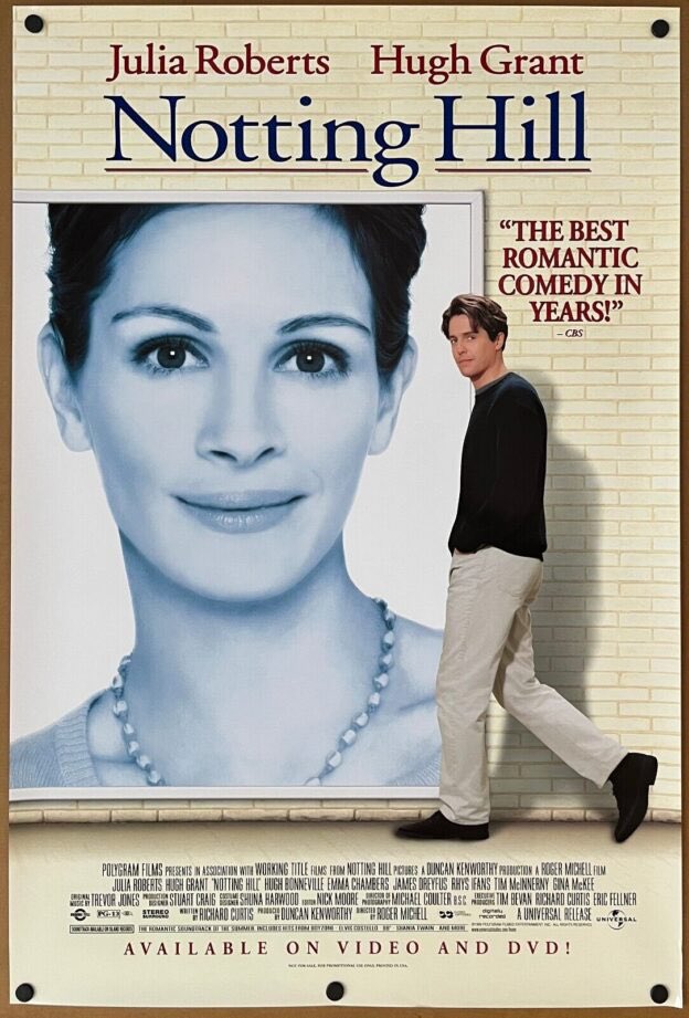Ce soir, on va au cinéma pour regarder Coup de Foudre à Notting Hill entre boyzzz