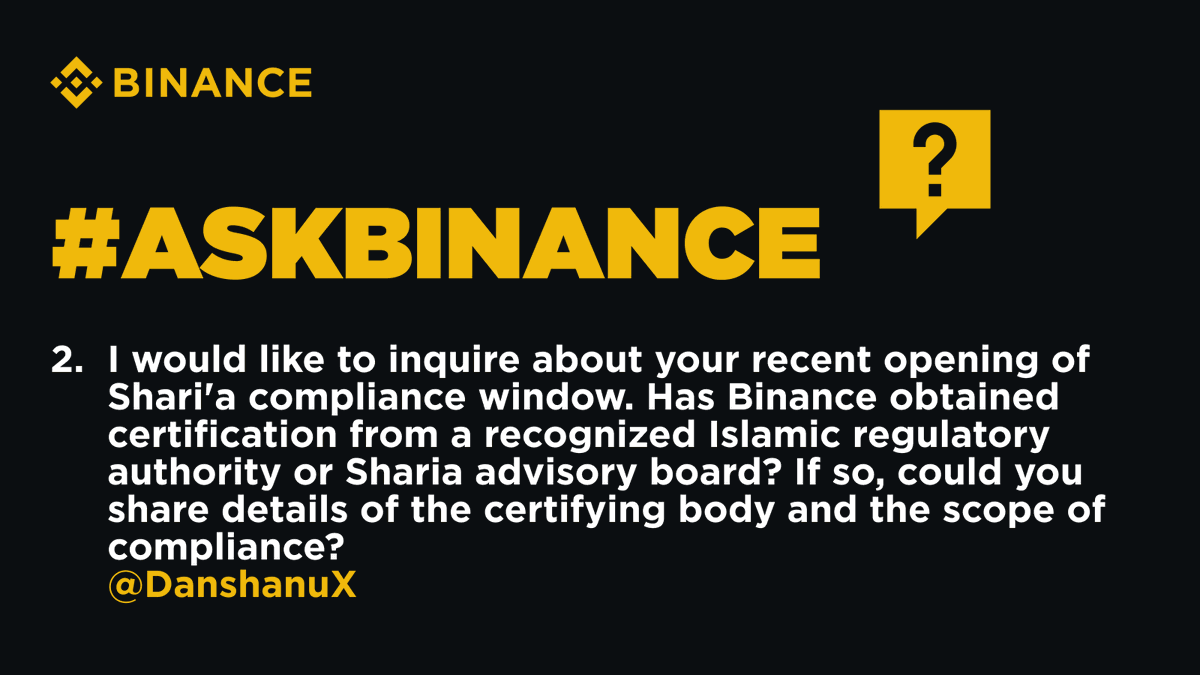 binance's tweet photo. 2.  Binance's Sharia Earn product has obtained official Sharia certification from Amanie Advisors, a globally recognized Sharia advisory firm. 

The certification ensures that the product complies with Islamic finance principles, including prohibitions on interest (riba) and excessive uncertainty (gharar), and adheres to halal investment guidelines. 

We are excited to unveil a new way to invest for billions of Muslims worldwide with Sharia Earn.