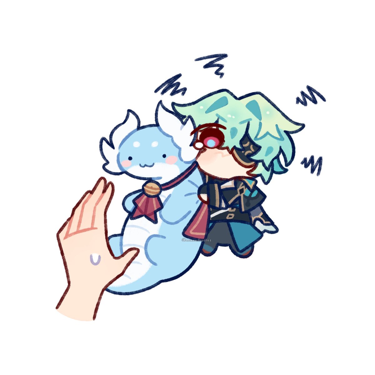 careful he bites #Anaxa

also the other hsr doodles and i have a discord server :) join ok..? discord.gg/y9vf2w44