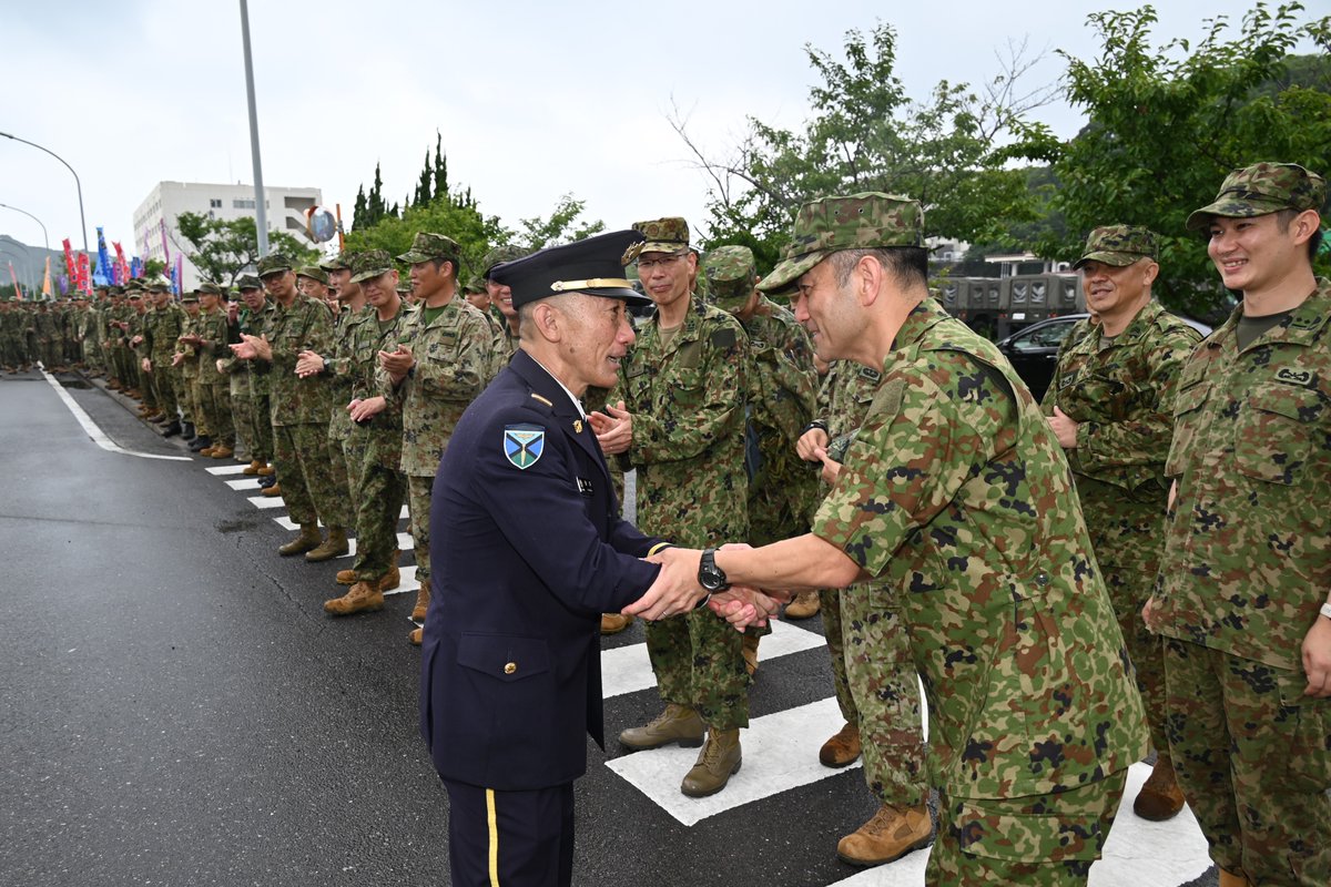 退官行事】 ＃水陸機動団 は、8月7日（木）、前（第3代）水陸機動団