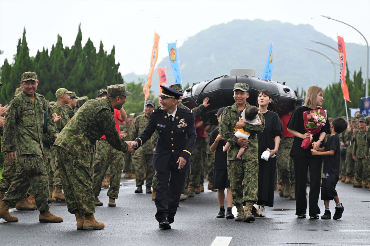 退官行事】 ＃水陸機動団 は、8月7日（木）、前（第3代）水陸機動団