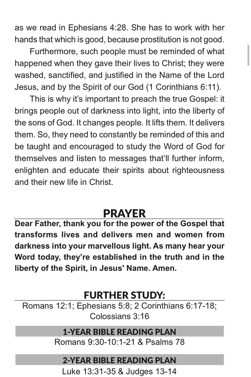 The Gospel transforms lives🙏❤️