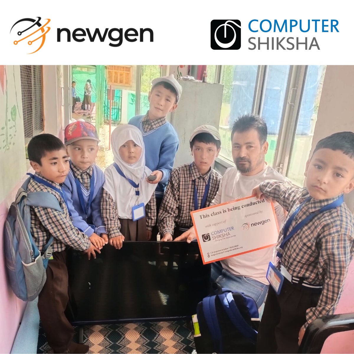 Computer Shiksha reaches Kargil! 

1500 students in 25 border-area schools in Kargil have begun computer literacy classes through our partnership with <a href="/newgensoftware/">Newgen Software</a>. These are among the remotest schools in India.

Thank you for your support!
#ViksitBharat #education #Kargil