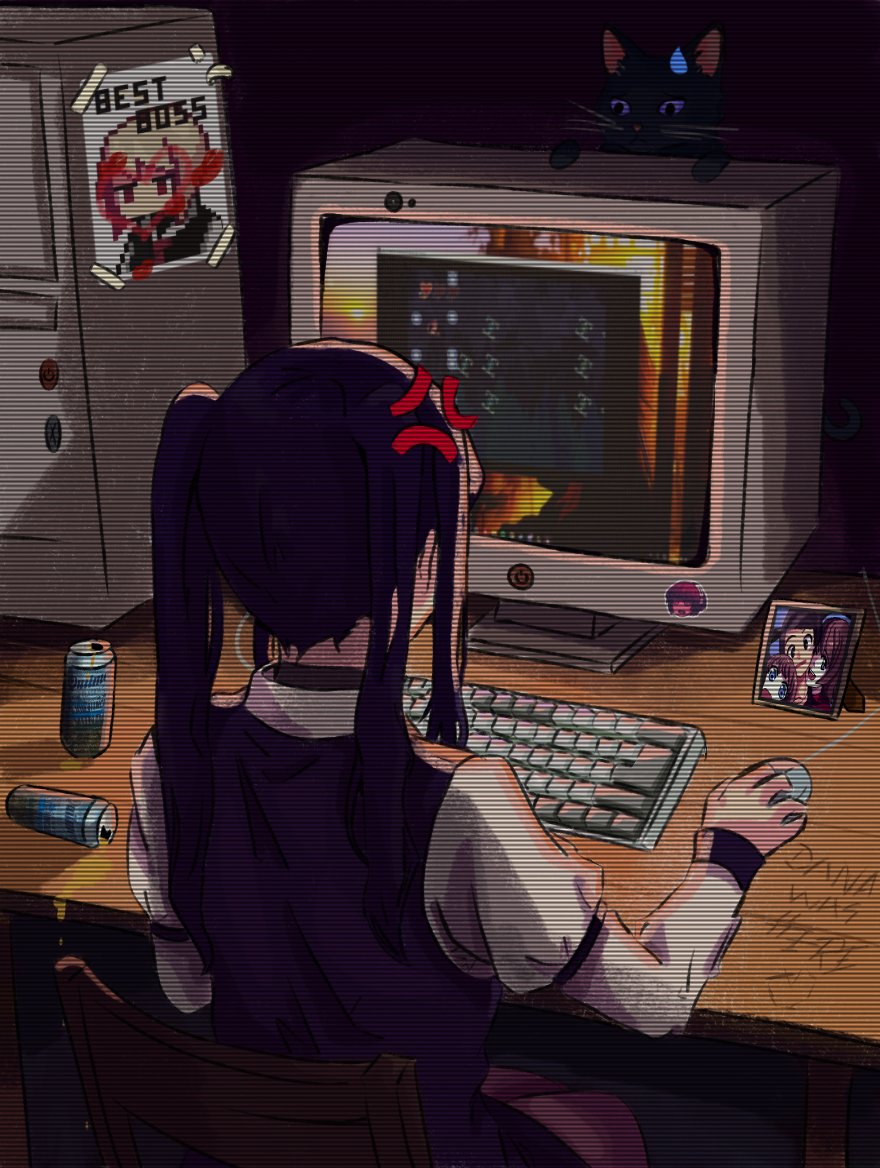 Jill playing Model Warrior Julianne
(most frustating achievement imo)
#va11halla