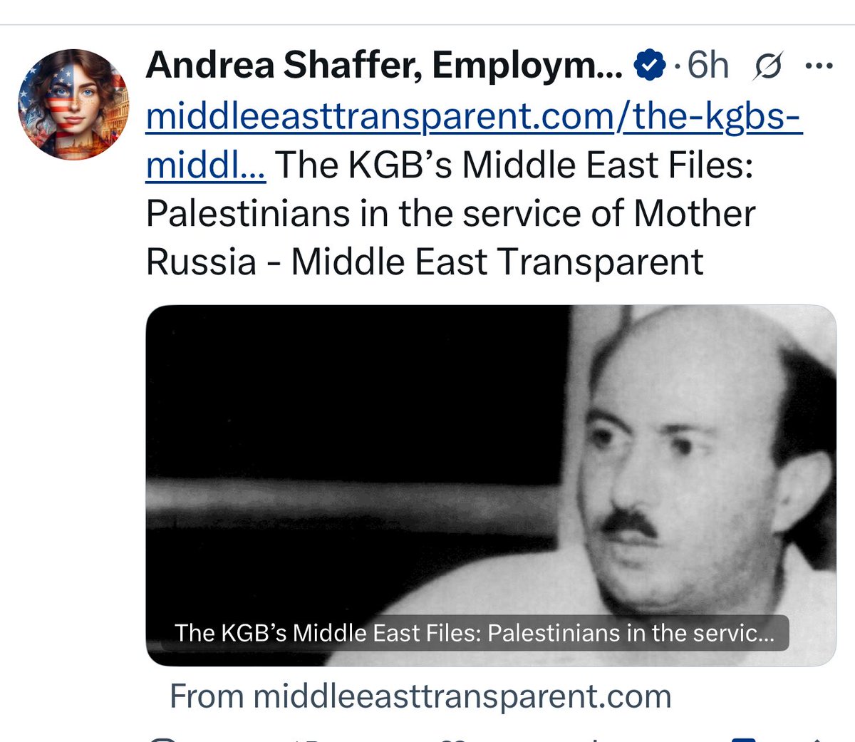 Lily Storme (@xochilily) on Twitter photo <a href="/AustralianJA/">Australian Jewish Association</a> Mahmoud Abbas was a KGB agent called ‘Krotov’.
Why is Albo giving Australian money to terrorists? Why is Albo & Wong having anything to do with them at all, instead of the only Democracy in the Middle East?
Why aren’t Australian politicians calling him out?? <a href="/AustralianJA/">Australian Jewish Association</a> Mahmoud Abbas was a KGB agent called ‘Krotov’.
Why is Albo giving Australian money to terrorists? Why is Albo & Wong having anything to do with them at all, instead of the only Democracy in the Middle East?
Why aren’t Australian politicians calling him out??