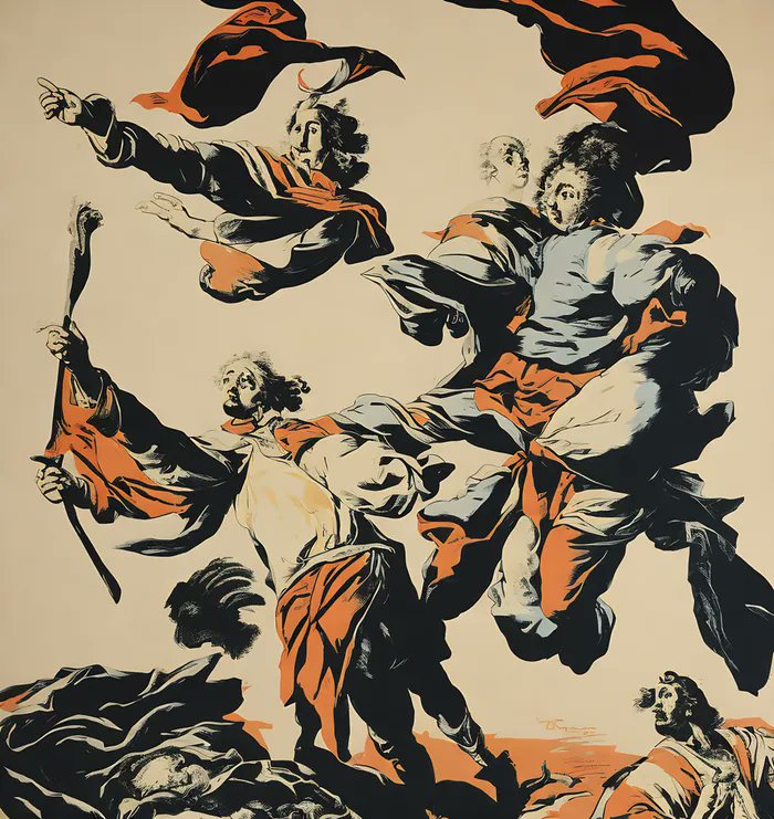 Transcendent gestures by <a href="/bottoproject/">Botto</a>

Left: Celestial Leap (2025) currently on auction on <a href="/SuperRare/">SuperRare</a> 

Right: Impossible Proclamation (2023) in the collection of <a href="/cyborgDAO/">Cyborg DAO</a>
