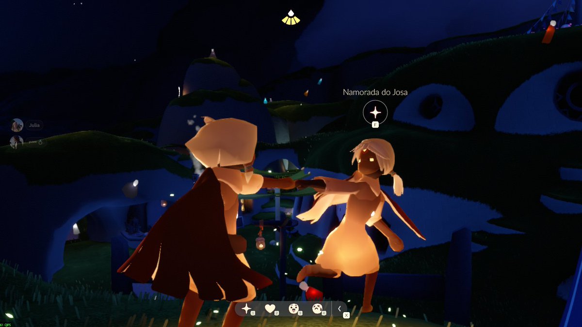 Jogando sky com ela.
<a href="/shiujulia/">Juju</a>  &lt;3