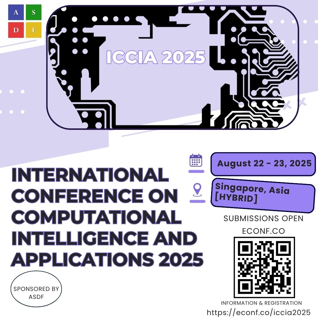 ASDFInt's tweet image. International Conference on Computational Intelligence and Applications 2025
#ComputationalIntelligence #AI #MachineLearning #ICCIA2025 #DeepLearning #NeuralNetworks #DataScience #Innovation #ASDFInt
Unlock a wealth of additional resources here econf.co/iccia2025/