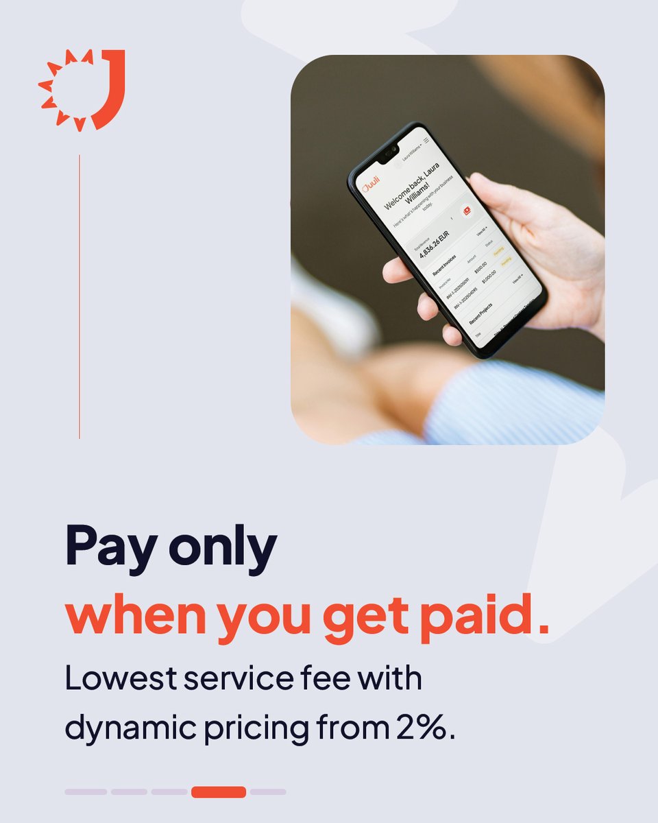 joinjuuli's tweet photo. Freelancers: invoice without a company. Juuli is your all-in-one place for freelancer finance. Check out https://t.co/M99I09do8h🙌🏻

#juuli #freelancerfinance #freelancer #payment #fintech #freelancertips https://t.co/54Ta1D8WNL