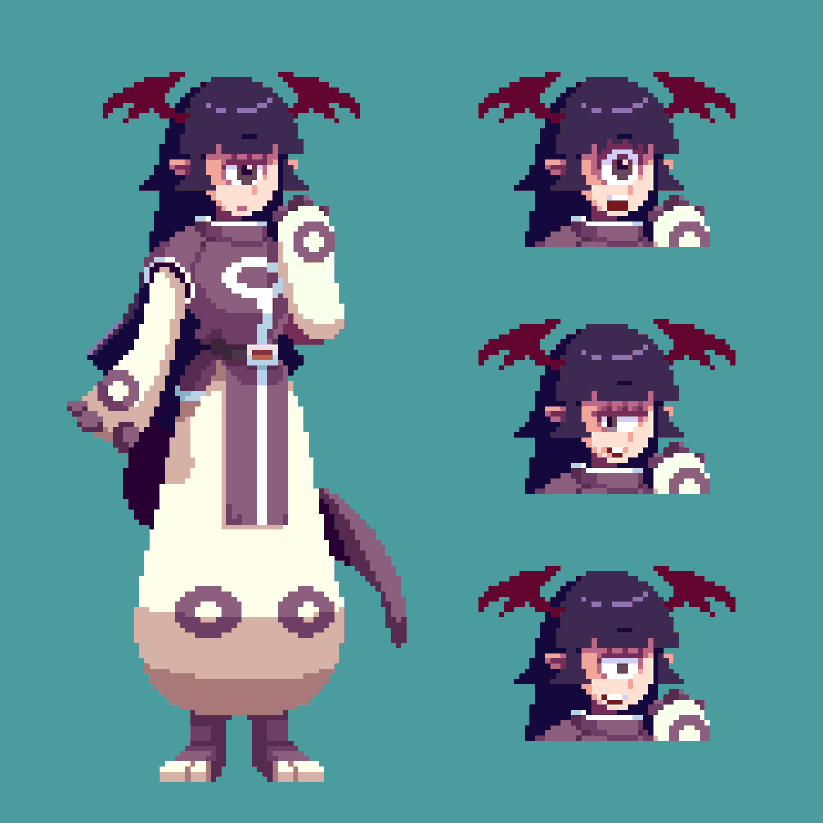 👁️ A character from Fairune: Fragment Isles
#PixelArt #Gamedev #ドット絵