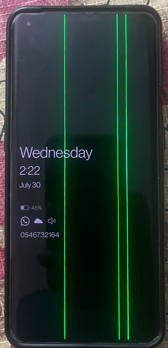Yaseenkhan_143's tweet image. Hi @OnePlus_IN @jagograhakjago @onepluscareIN @OnePlus_Support,really disappointed to see a green line suddenly appear on my OnePlus 9 Pro display without any physical damage. Looks to be a manufacturing or software defect. Please acknowledge and provide a fix. #OnePlusGreenLine