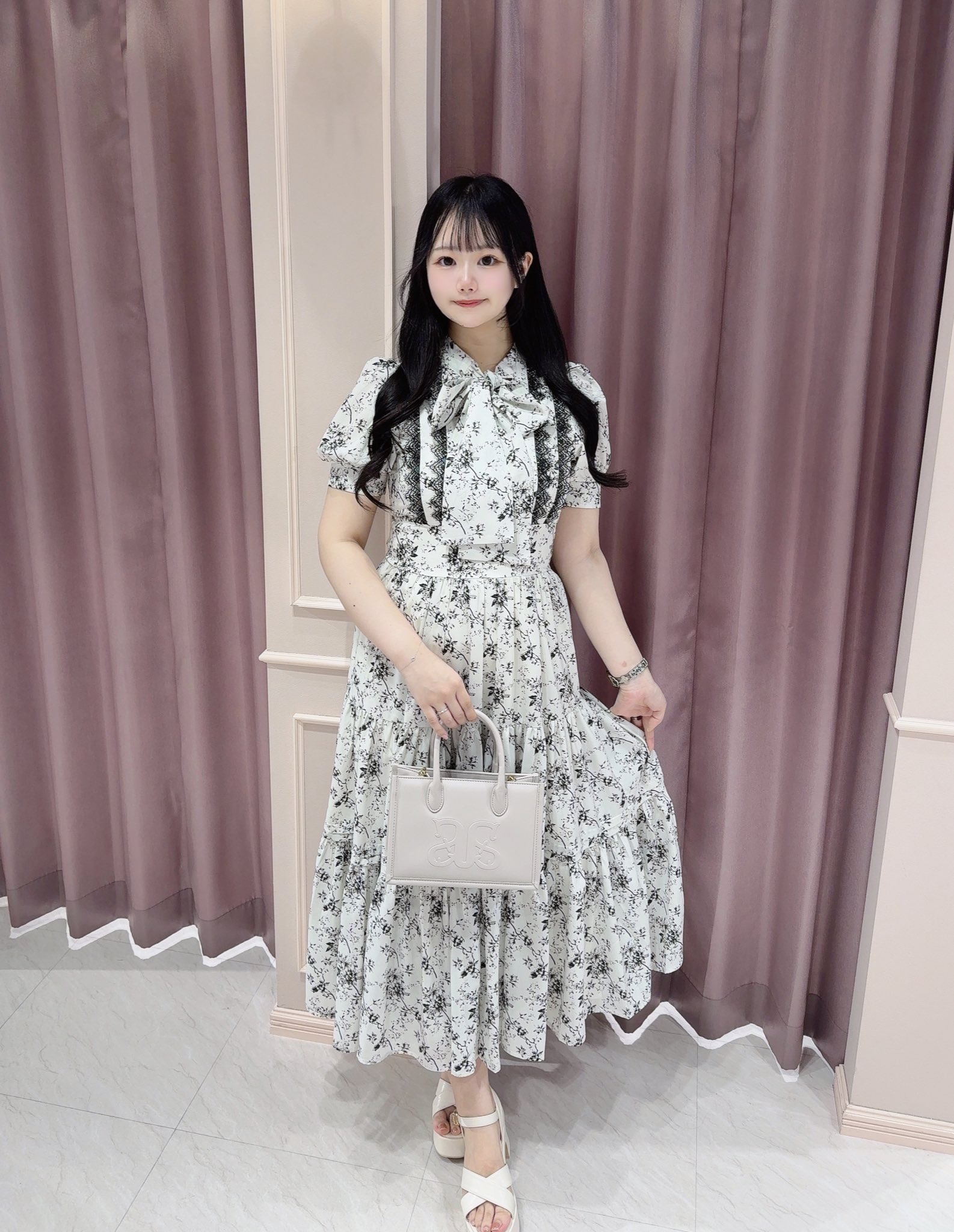 ♡An MILLE♡ツイードフレアOP【GN】 紺野彩夏さんが着るÁn MILLE秋コレクション♡ ㅤㅤㅤㅤㅤㅤㅤㅤ