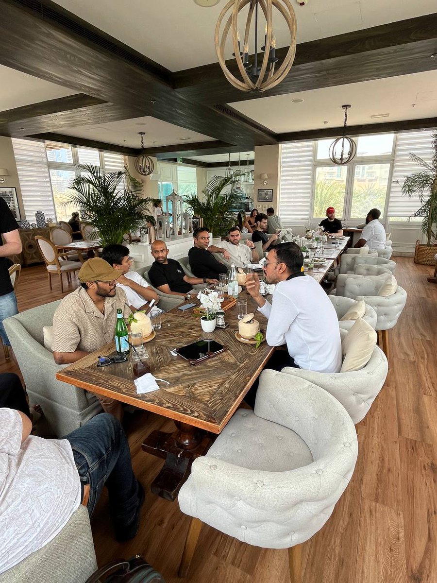 DeltaV (@deltav_xyz) on Twitter photo We recently hosted an exclusive Founders Brunch in Dubai, bringing together 17 of the top startup founders to discuss the crypto space.
Team members from projects like <a href="/0xFastLane/">FastLane Labs</a>, <a href="/stagedotfun/">STAGE.fun</a>, <a href="/YapdotMarket/">Yap.market</a>, <a href="/SenditMarkets/">Sendit</a>, <a href="/Qurios_ai/">Qurios AI</a>, and <a href="/OnchainCity/">Onchain City</a> joined the We recently hosted an exclusive Founders Brunch in Dubai, bringing together 17 of the top startup founders to discuss the crypto space.
Team members from projects like <a href="/0xFastLane/">FastLane Labs</a>, <a href="/stagedotfun/">STAGE.fun</a>, <a href="/YapdotMarket/">Yap.market</a>, <a href="/SenditMarkets/">Sendit</a>, <a href="/Qurios_ai/">Qurios AI</a>, and <a href="/OnchainCity/">Onchain City</a> joined the