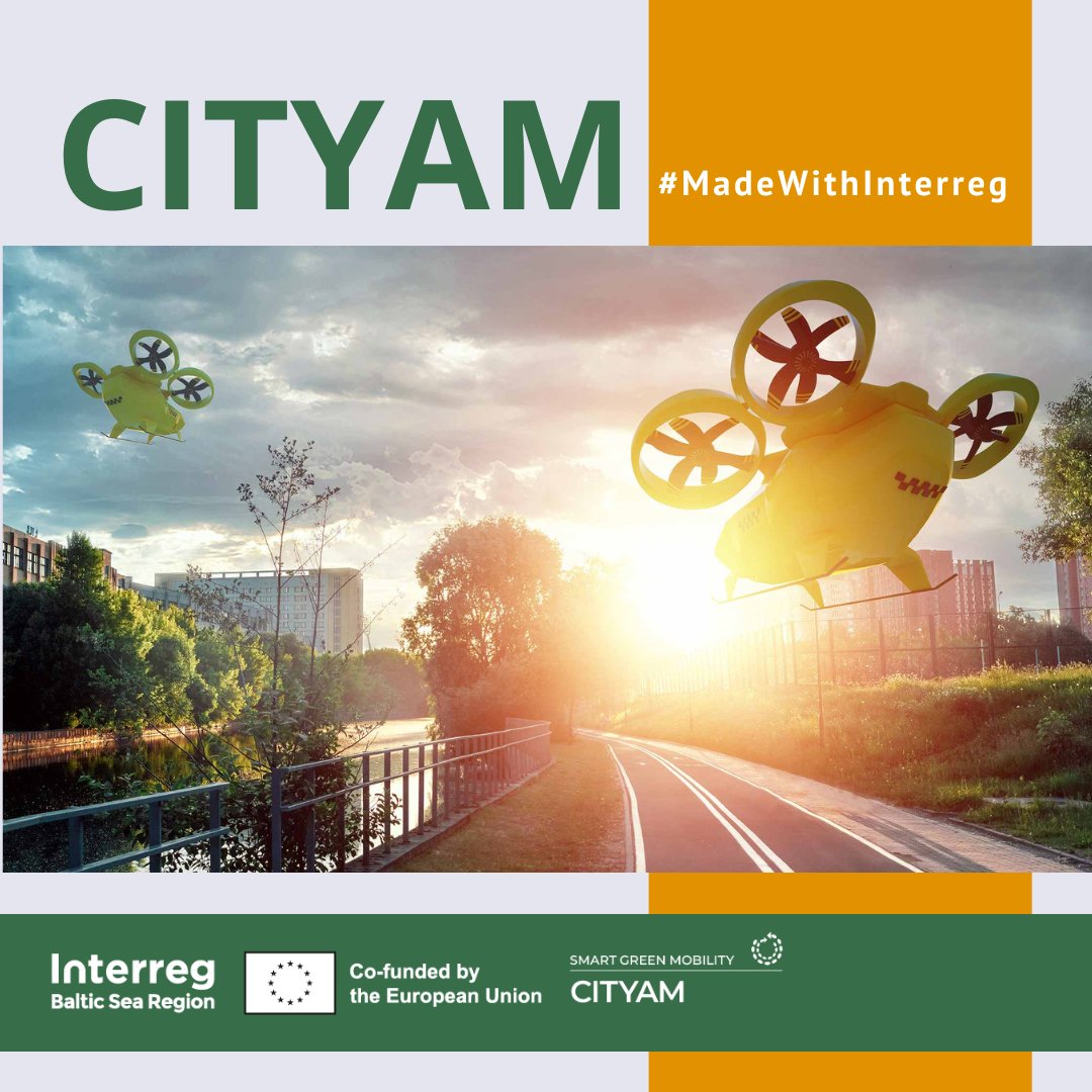🚁 Taxis in the sky? It’s not sci-fi anymore. 🌆 The #CITYAM roadmap is here to help urban planners take the driver’s seat (or cockpit?) in shaping a future where drones, air taxis, and other flying solutions are integrated seamlessly into everyday life.
interreg-baltic.eu/project-posts/…