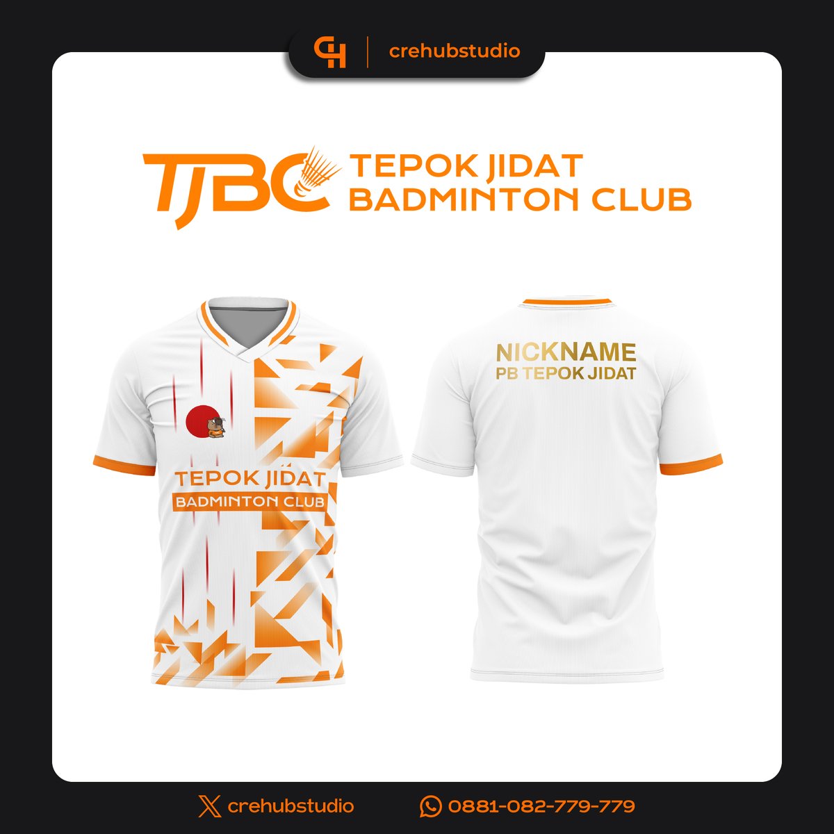 Design Project:
🔸Jersey TJBC

Jasa design berkualitas melayani branding, pembuatan design logo, poster, banner, packaging, feeds IG, story IG, baju, jaket, dll.

☎️wa.me/62881082779779
📩DM/Klik link di bio untuk pemesanan

#zonauang #zonajajan