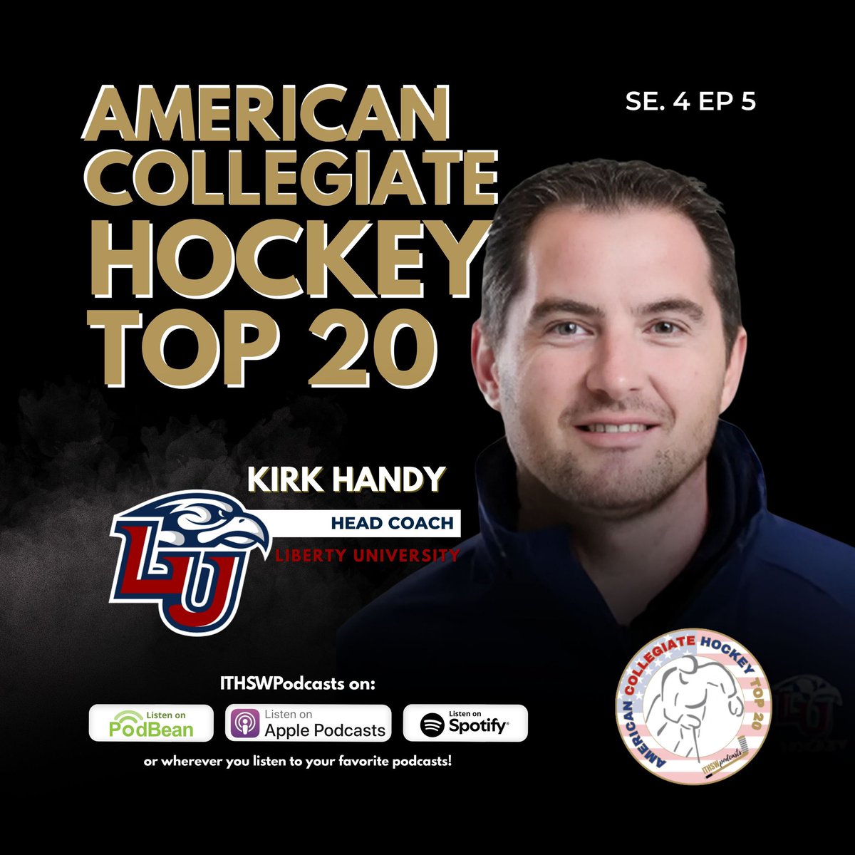 🌵🏒Teri Strande🌵🏒 (@ithockeyswtwo) on Twitter photo American Collegiate Hockey Top 20 Se 4 Ep 5 Aug 5, 2025
Kirk Handy, <a href="/LibertyHockey/">Liberty Hockey</a> M1 Head Coach joins us tonight! #ITHSWpodcasts
podbean.com/ew/pb-5j8gt-19… American Collegiate Hockey Top 20 Se 4 Ep 5 Aug 5, 2025
Kirk Handy, <a href="/LibertyHockey/">Liberty Hockey</a> M1 Head Coach joins us tonight! #ITHSWpodcasts
podbean.com/ew/pb-5j8gt-19…