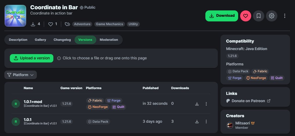 mitsaori's tweet image. pequeño datapack ya subido
#datapack #minecraftmods 

modrinth.com/datapack/coord…