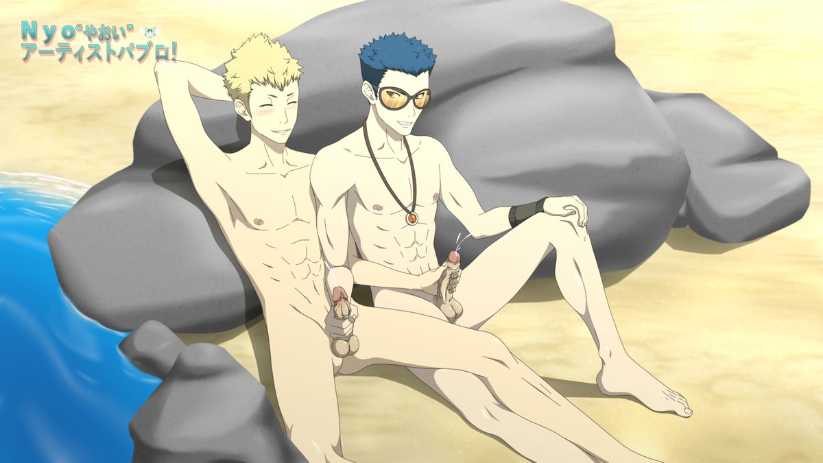 Nyo (@nyo_art) on Twitter photo New commission for <a href="/BLwritingbara/">Issac Koff</a>
Persona 5 Ryuji & Shun
💛x💙
enjoying the moment alone on the beach 🥒🍆 New commission for <a href="/BLwritingbara/">Issac Koff</a>
Persona 5 Ryuji & Shun
💛x💙
enjoying the moment alone on the beach 🥒🍆