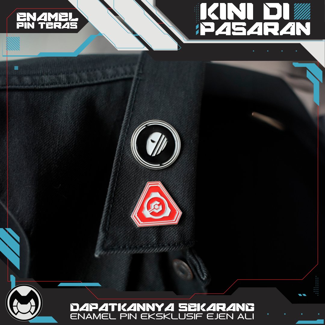 ENAMEL PINS EJEN ALI✨
Dapatkan segera sementara masih ada stok! 🤩
Untuk langganan sila tekan link di bawah 

MATA PIN - s.shopee.com.my/9pTmiv0d7i
SATRIA - s.shopee.com.my/6AaUMEFAFK
TERAS INVISO &amp; TEKNO - s.shopee.com.my/AUjTWAFM7H
ROBIN - s.shopee.com.my/20kvQAp7SX

BERTINDAK SEGERA ❗🤩