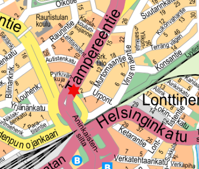 Kiveystyö Tampereentiellä 7.8.-8.8. klo 8.30-15.00 Yksi ajokaista pois käytöstä Aninkaisten sillan suuntaan ajettaessa ja työkoneita liikkuu liikenteen seassa. #turku #liikenne